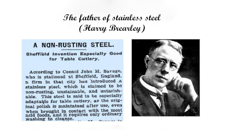 স্টেইনলেস স্টিলের পিতা। jpg